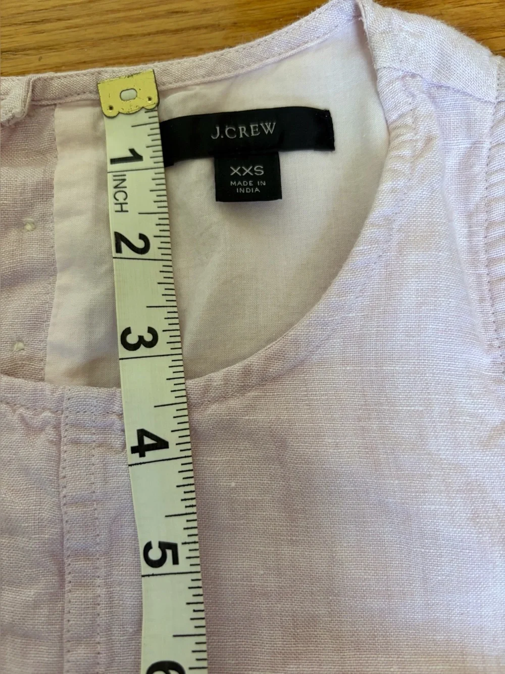 J Crew lilac lavender linen shift dress XXS